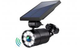 Solární lampa se senzorem pohybu - bezdrátová